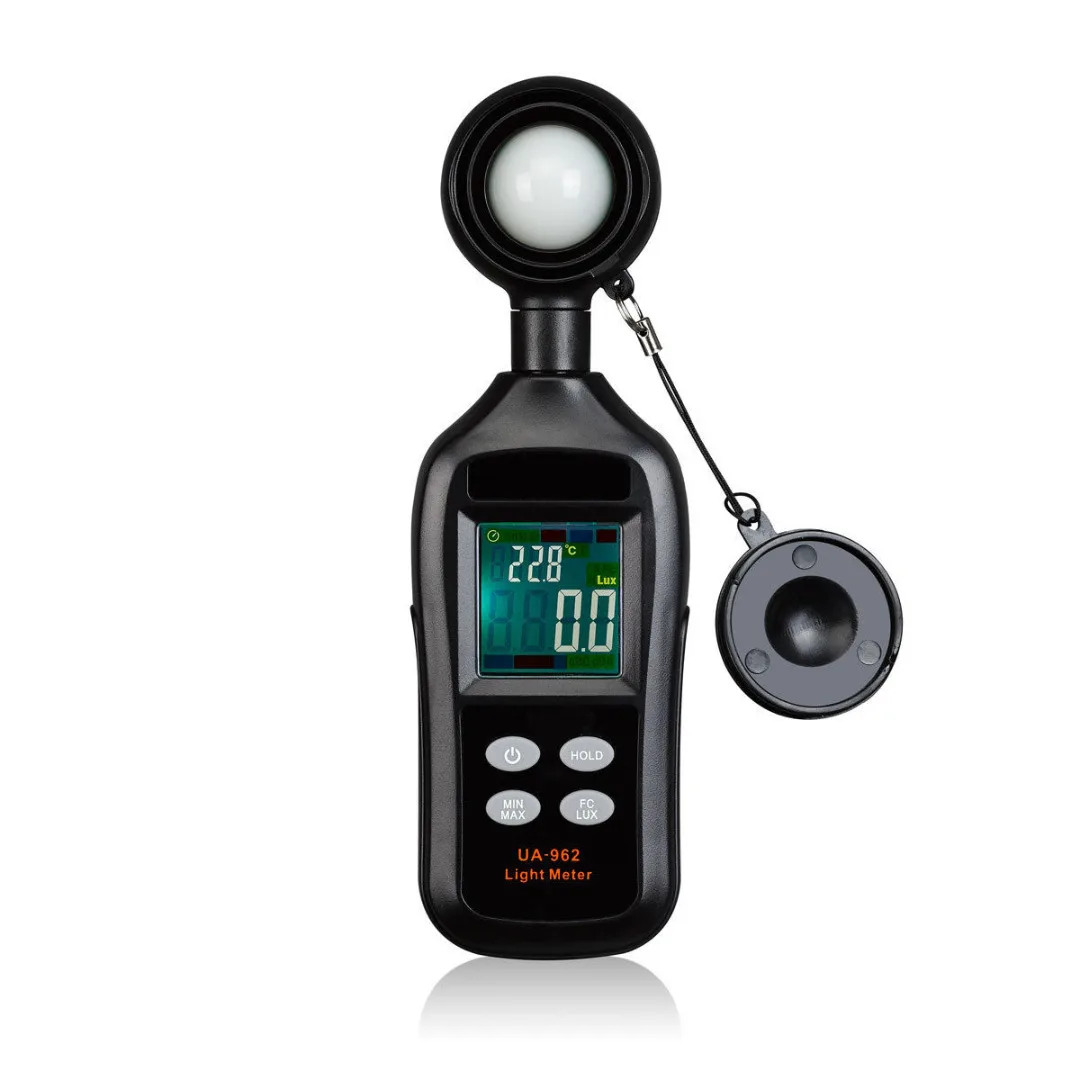 

High Quality 200000 Luxmeter Lux/FC Temperature Tester For Photometer Hand-held Spectrometer Light Meter Digital Luminometer