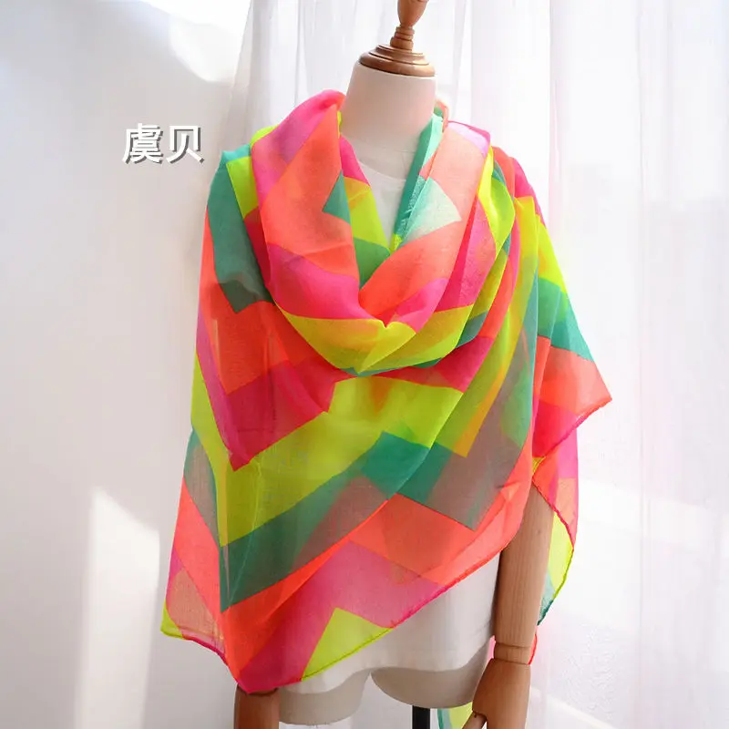 

Fashion scarves for women autumn winter beach shawl girls elegant ladies casual long soft thin summer large wrap scarf 95*176cm