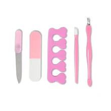 Ногтей губчатая пилка пальцы рук и ног сепаратор, дизайн ногтей Полировка Полировщики для ногтей файл, омертвевшая кожа, кутикулы толкатель Stick маникюрный набор