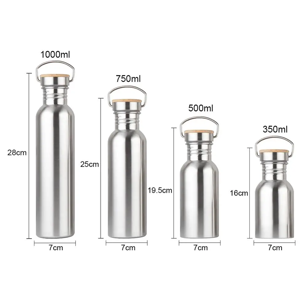 

Stainless Steel Double Wall Vacuum Jug Insulated Water Bottles Coffee Kettle Travel Drink Vacuum Flasks 350ml-1000ml