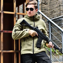 Военная тактическая куртка FS флисовая подкладка спортивная куртка для походов и альпинизма теплая ветровка