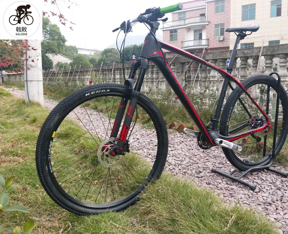 Sale Kalosse 6 bearings 29*19/17/21 inch  frame  Hydraulic brakes   30S 29er  mountain bike carbon ,  carbon fiber bike 0