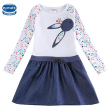 Baby Girl Dress long sleeve kids dresses for girls Clothes children clothing Kids Clothes winter Party Nova Girls Dress H5922