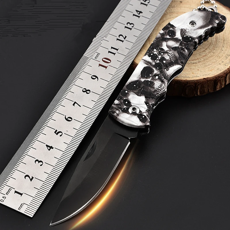 

Skull Folding Knife Outdoor Portable Pocket Survival EDC Tools Hunting Knives Camping Jackknife Tactical Karambit