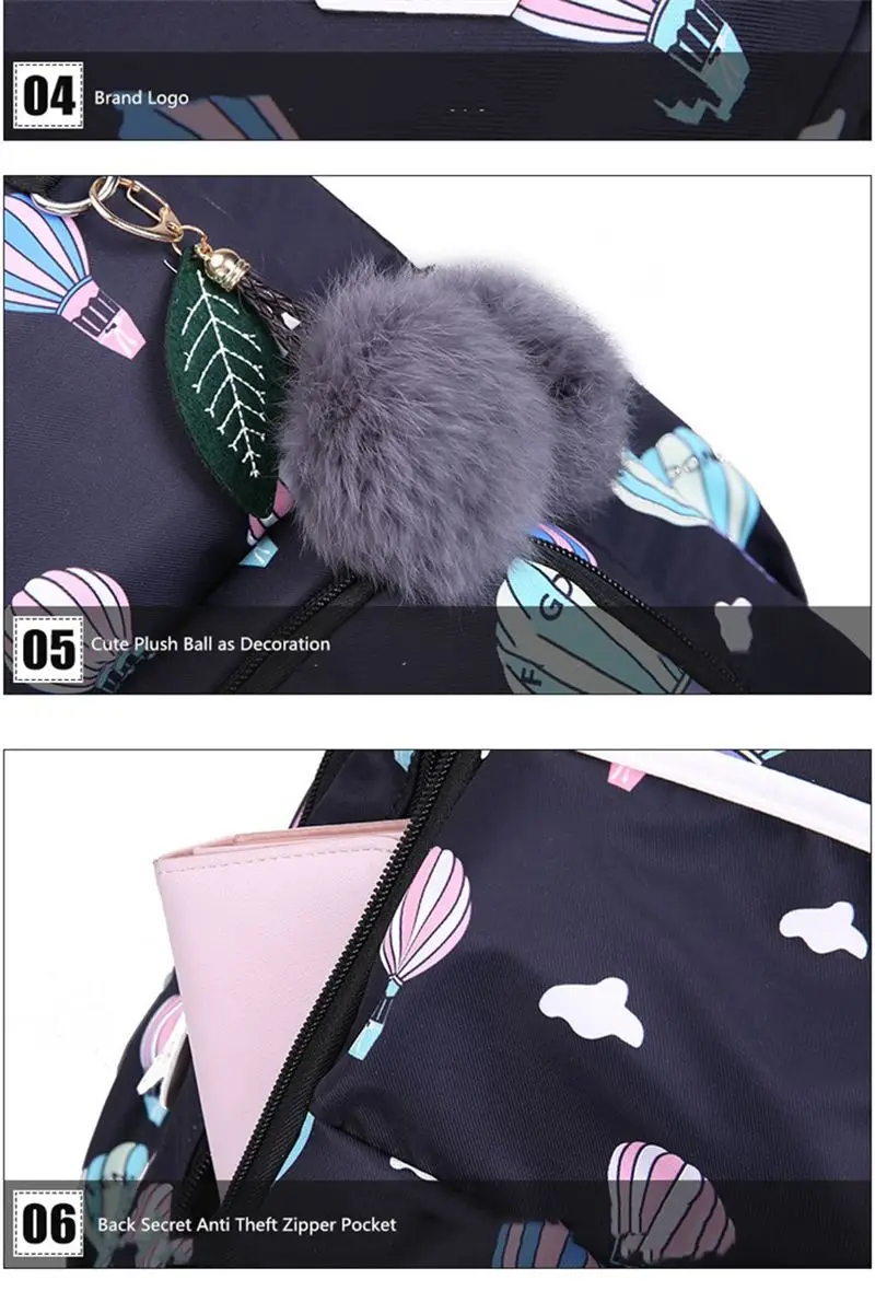 Meninas mochilas escolares estilo coreano crianças sacos