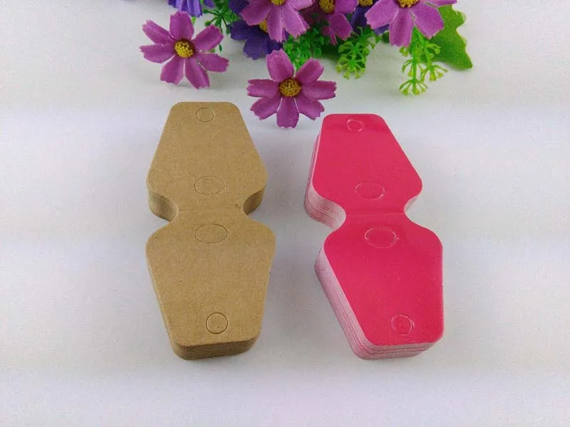 

24pcs Necklace Jewelry Tag cardboard packing Display Card For Woman Girls Fashion Jewelry Accessories