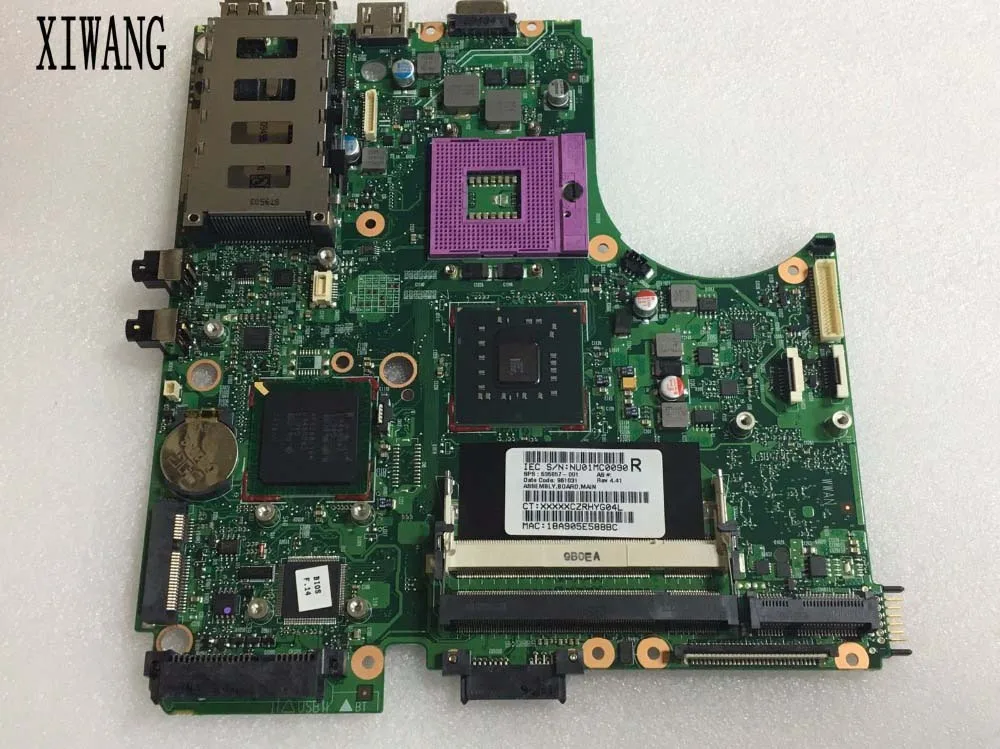 

Free Shipping Original laptop Motherboard for HP Probook 4510S 4410S 4710S Motherboard 535857-001 PGA478 GM45 DDR2 Fully tested