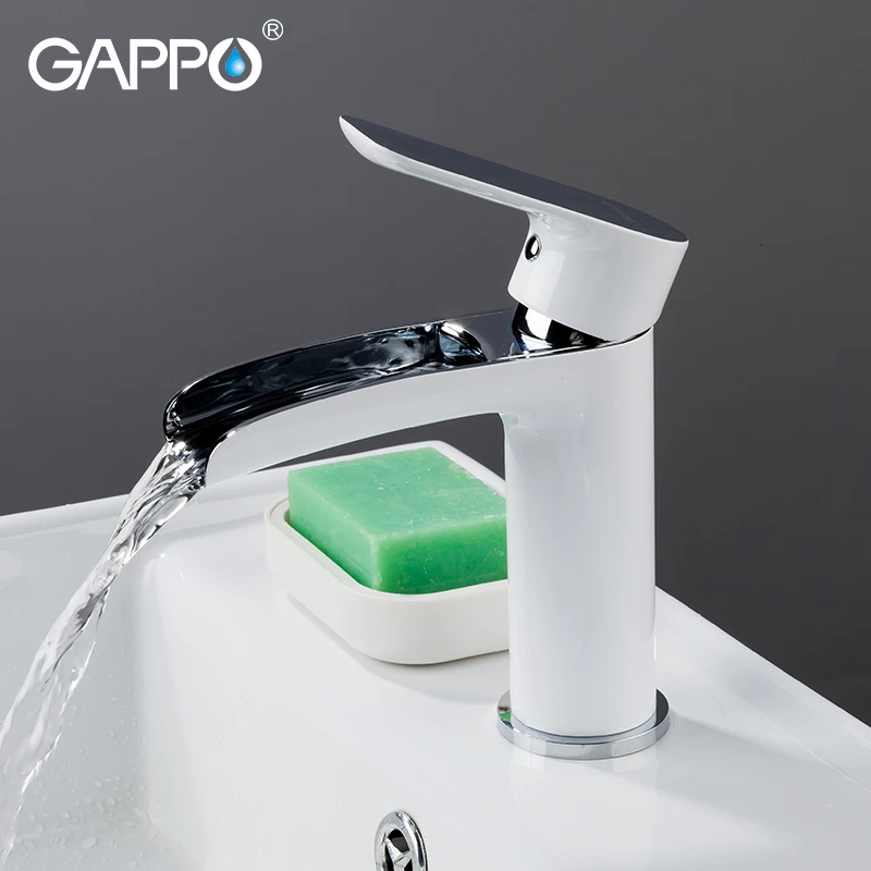 Günstige GAPPO Becken Armaturen bad wasserhahn waschbecken mixer white waschbecken wasserhahn wasserhahn chrom wasserfall wasserhahn wasserhahn waschbecken bad wasserhahn messing mixer