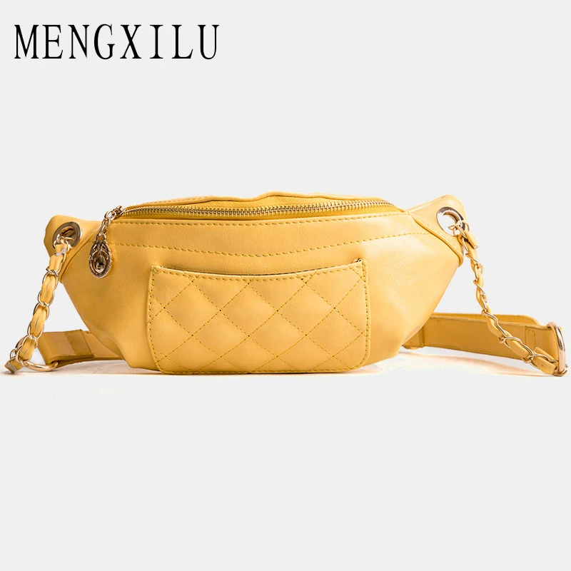 MENGXILU Waist Packs Luxury Handbags Women Bags Designer Fanny Packs