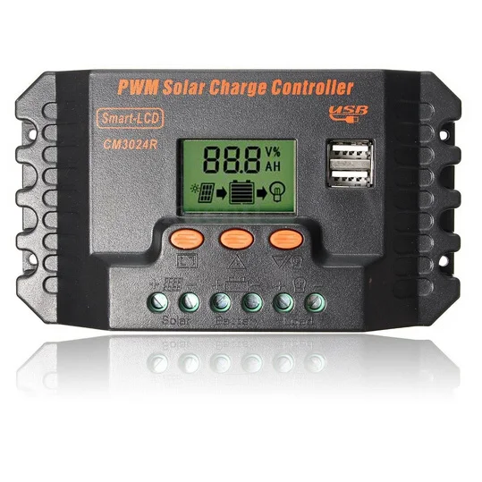 

CNIM Hot 12/24V 30A USB Solar panels charge controller