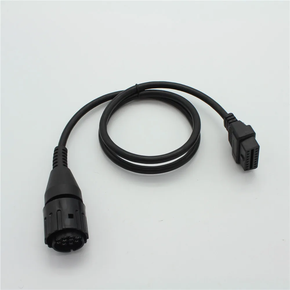 Для BMW ICOM D кабель мотоциклы 10 Pin адаптер 10Pin для 16Pin OBD2 OBDII Диагностический I COM A2