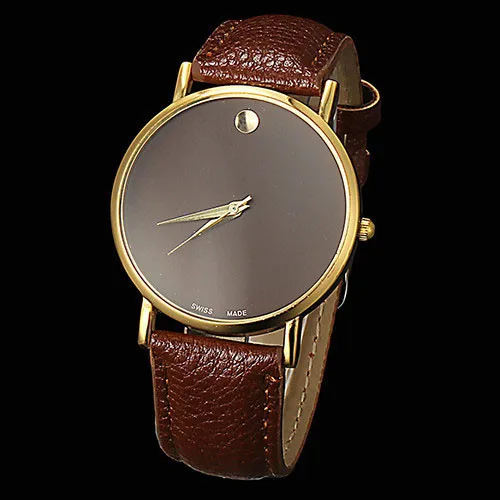 

Fashion Ladies Quartz Wristwatch Women Simple Watches Minimal Lady Relogios Famous Brand Business Watch Leather Belt Clock
