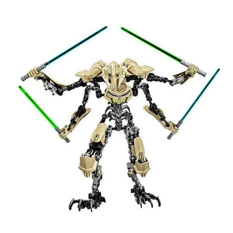 183PCS General Grievous Model Figures Light Sabers  Building Blocks oys Set Bricks Compatible With Legoed with box