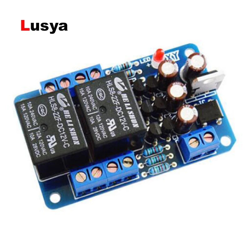 Dual Relay protection boot delay and DC detection speaker Stereo