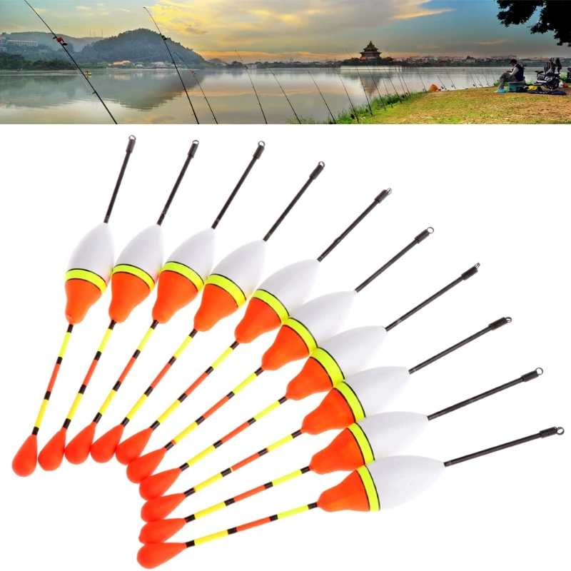 High sensitivity Fishing Fish Drift 10pcs Carp Fishing Floats Set Buoy