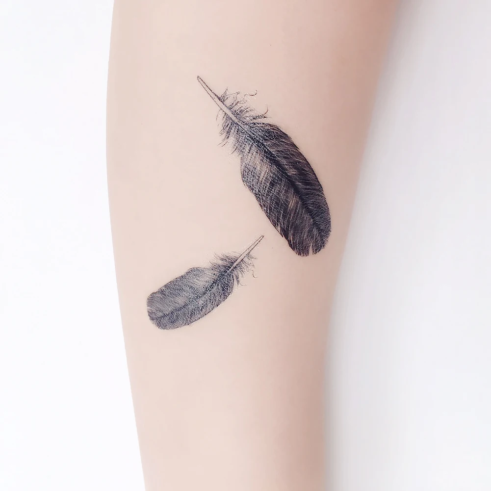 أنيقة الريش للماء المؤقتة الوشم ملصق للنساء اليد رخيصة الاشياء الأزياء الجسم الفن X-033 أنيقة الريش للماء المؤقتة الوشم ملصق للنساء اليد رخيصة الاشياء الأزياء الجسم الفن X-033