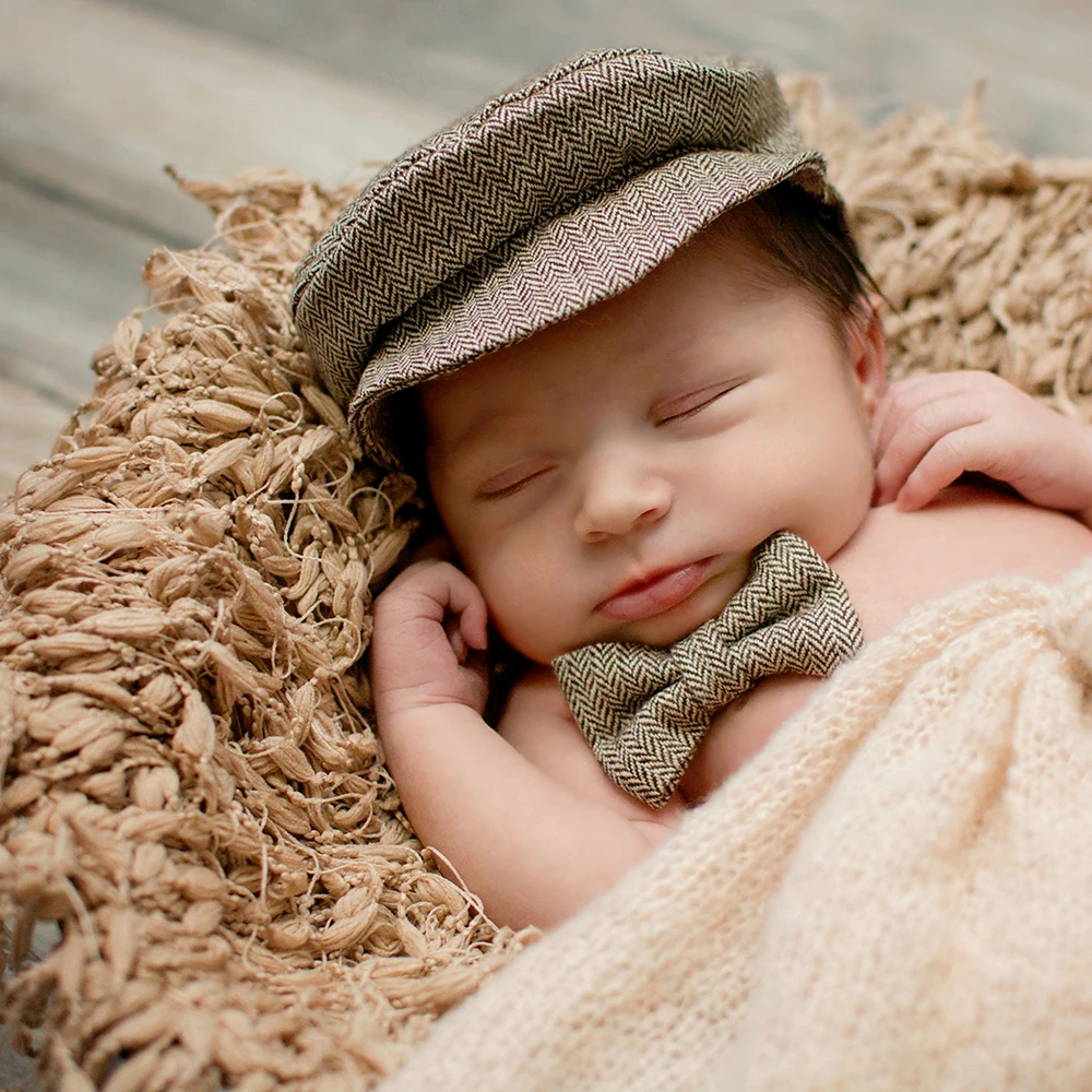 Cheap Hand Crochet Round Blanket with Fringe Newborn Photography Props Baby Photo Prop Soft Background Backdrops Basket Filler