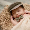 Handmade Soft Crochet Round Infant Blanket with Fringe Newborn Photography Props for Baby Photo Shoot Background Basket Filler 2