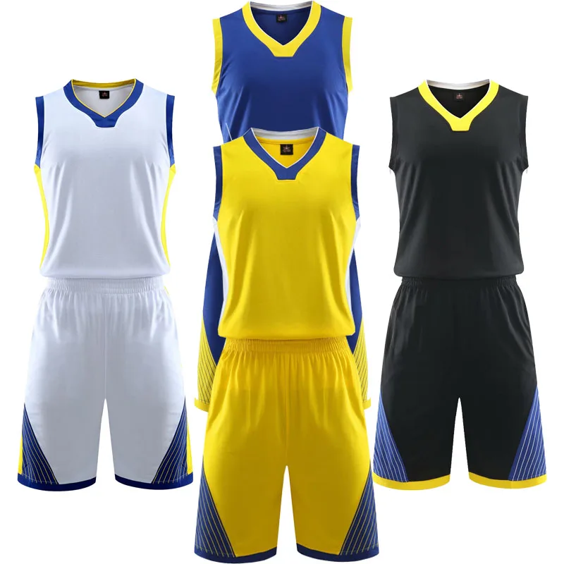 Kids v neck basketball sets kits boys basketball jersey youth running