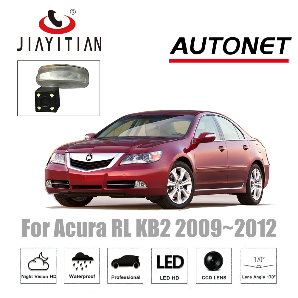 JIAYITIAN задняя камера для Acura RL/3.5RL для Honda Legend 2009~ 2012 CCD ночного видения резервная камера номерной знак камера парковка