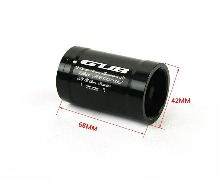 GUB bike Frame Bottom Bracket Adapter 42X68mm BC 1.37X24T for RACEFAC