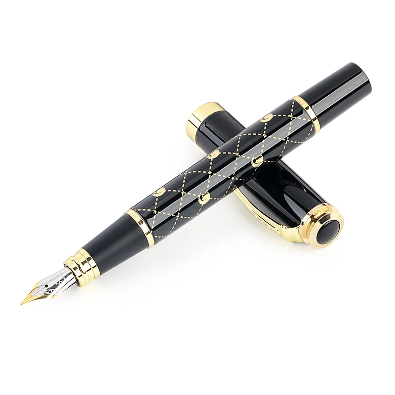 Jinhao 500 Iraurita 0 5 мм перьевые авторучки с тонким наконечником сетчатым рисунком