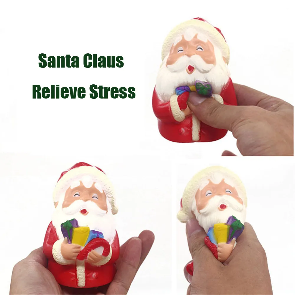 Моделирование Санта Клаус очень медленно принимает начальную форму поднимающийся ароматизированный облегчить игрушка для снятия стресса в милые мягкие игрушки для снятия стресса L911