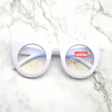 Негабаритная Мода Кот чтения ретро-очки для чтения черно-белая рамка круглые диоптрические очки для дальнозоркости с коробкой NX