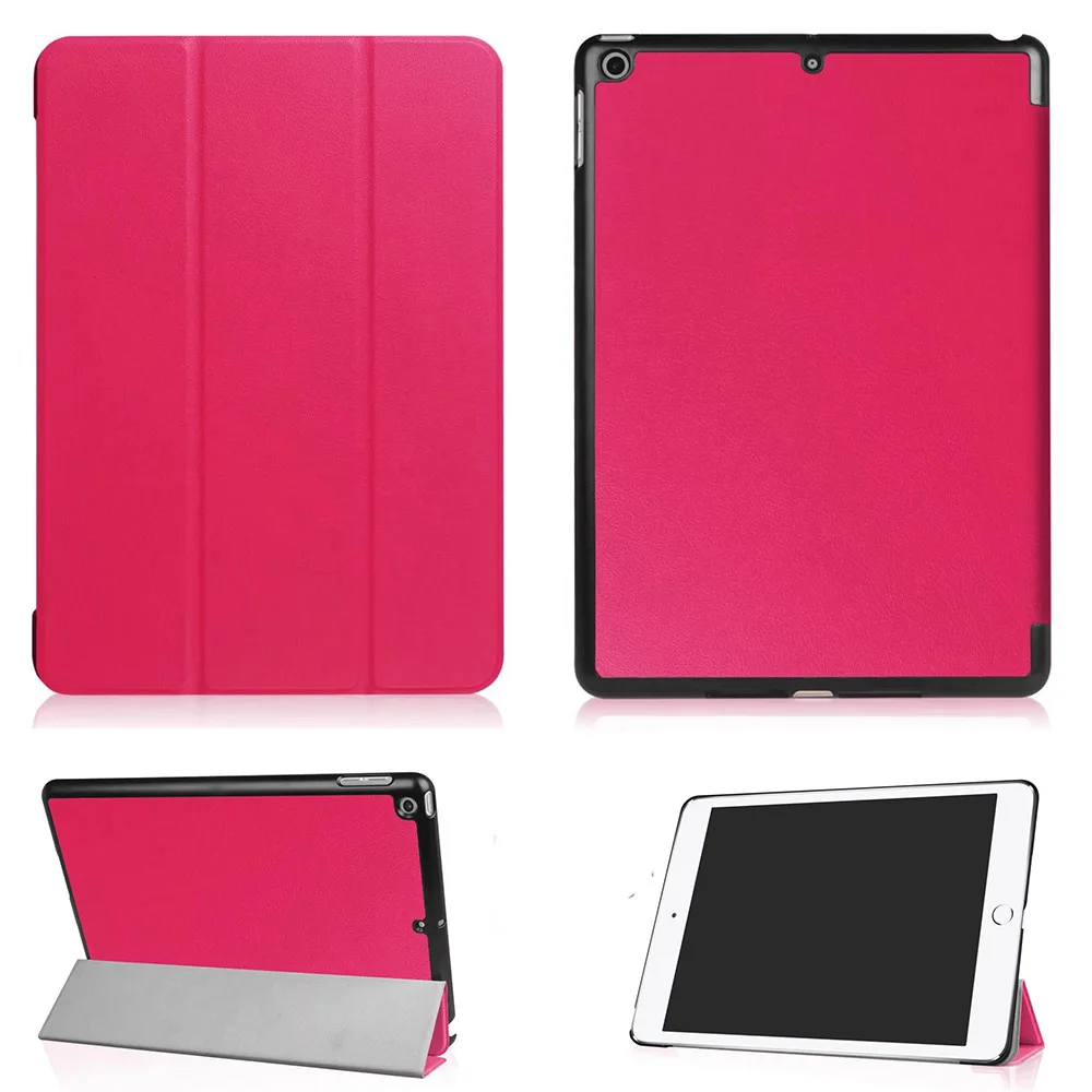 Magnetic Case Cover for iPad 9.7 inch 2017 2018 Release Model A1822 A1823 A1893 A1954 Leather Flip Case Stand Tablet Smart Cover (22)
