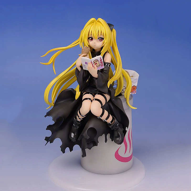 Аниме To Love Ru Darkness Eve Yami Eatting Ver Sea Bream сжигаемое черное платье Кукла ПВХ экшн фигурка