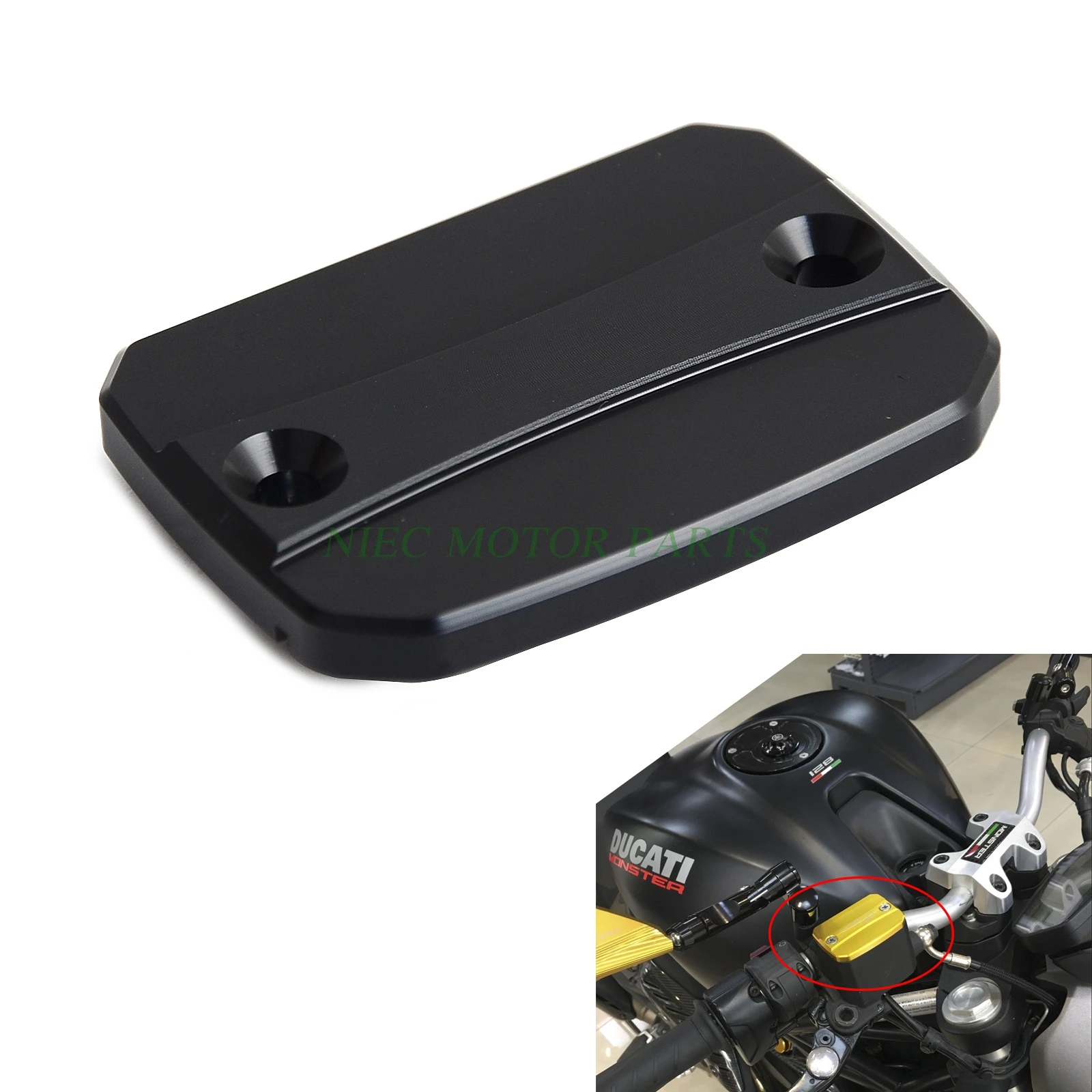 Крышка Резервуара тормозной жидкости CNC для Ducati Monster 696 797 796 82 Hypermotard 821 939/SP Scrambler 1100