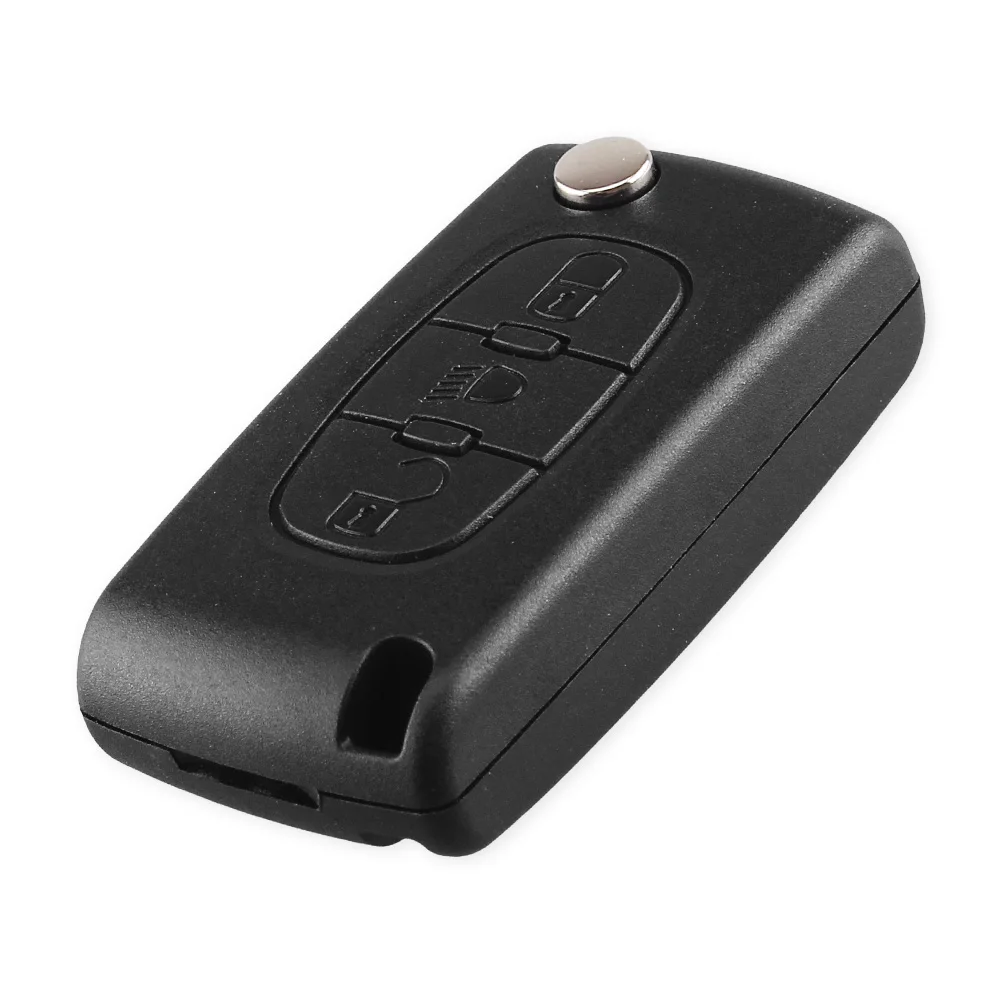 Чехол для ключей KEYYOU Citroen C2 C3 C4 C5 C6 C8 XSARA 3 кнопки откидной Складной Дистанционный