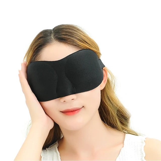 Slow Rebound Memory Foam Sleeping Eye Mask Night Sleep Care Padded Eye Mask Eyeshade Cover Shade