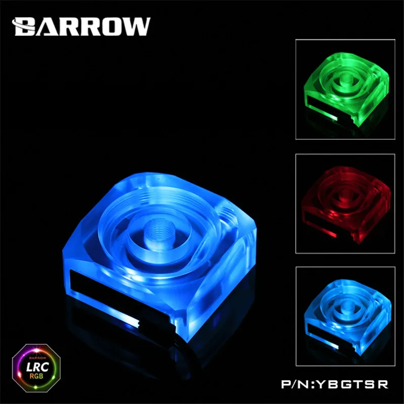 

Barrow Acrylic DDC Pump Top Cover -Can Connect The Water Tank(5V RGB) LRC2.0 Transparent YBGTSR V2