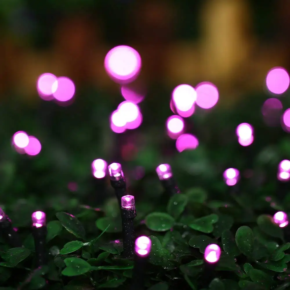 Billig Weihnachten Baum Im Freien Beleuchtung String 32 m 52 m Wasserdichte 8 Modi Soalr Girlande Lichter Fee String Lightchain Solar floral Lampe