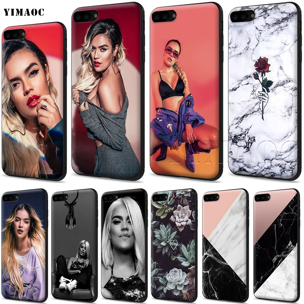YIMAOC Karol G мягкий чехол для Apple iPhone SE 2020 5 5s 6 6s 7 8 Plus XR X Xs 11 12 Pro Max mini|Бамперы| |