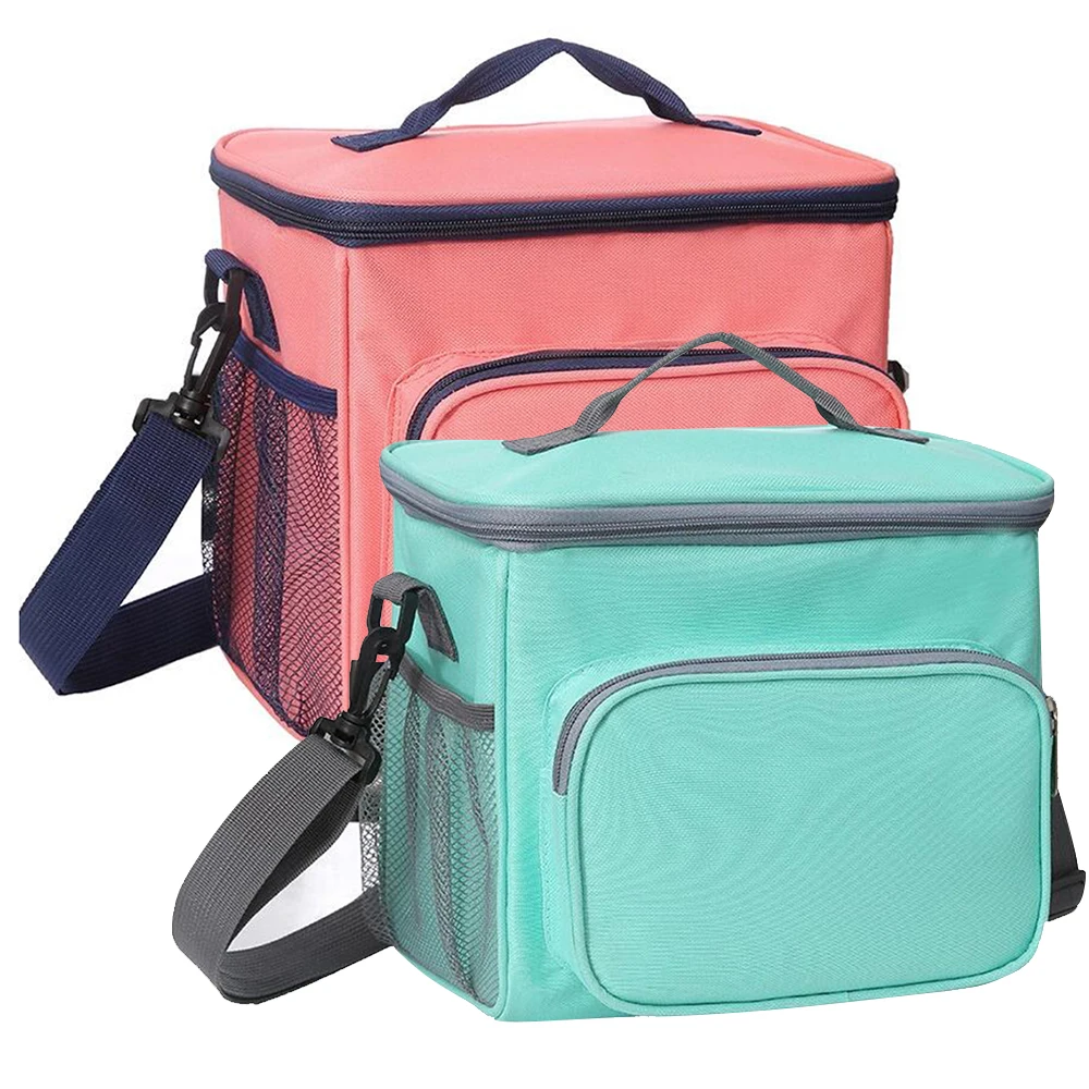 16L Thicken Folding Fresh Keeping Waterproof Nylon Lunch Bag Cooler Bag for Steak Insulation Thermal Bag Insulation Ice Pack