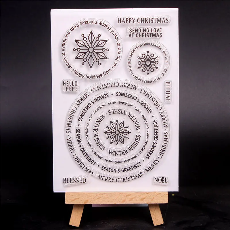 

word Transparent Clear stamp DIY Silicone Seals Scrapbooking / Card Making/Photo Album Decoration