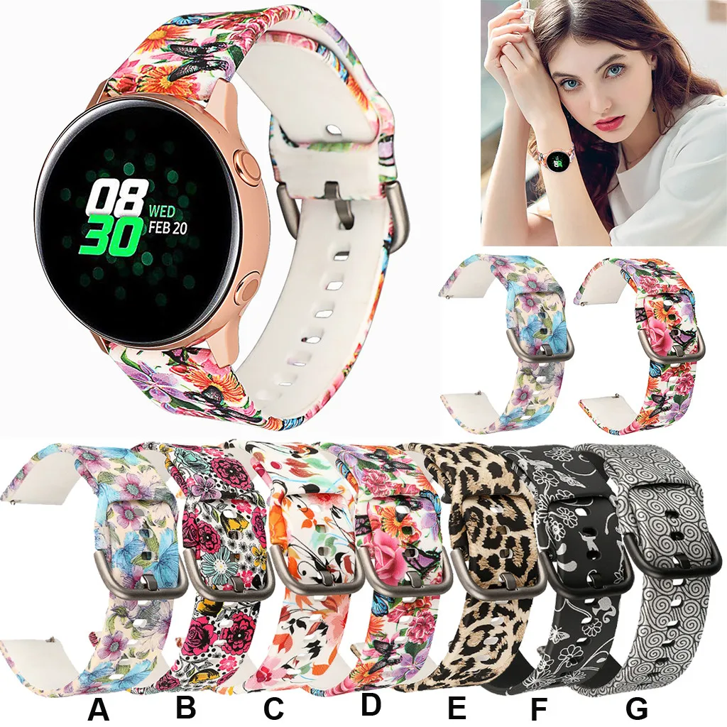 Fashion Frontier Replacement Bracelet for Samsung Galaxy Smart Band Watch Active For 42mm/Active 40mm | Электроника