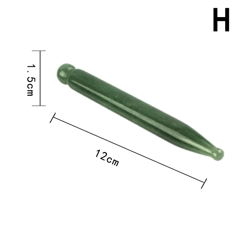 Натуральный зелёный авантюрин нефрит камень массаж скребком гуаша здоровье тела массаж инструмент иглоукалывание спа терапия Gua Sha доска антистресс - Цвет: as picture