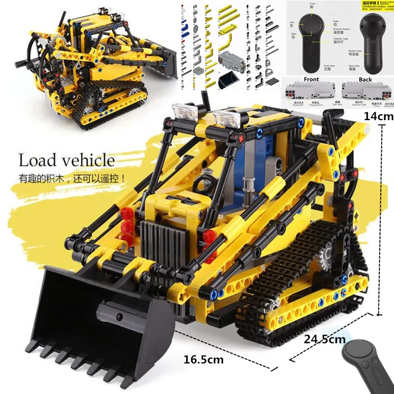 

Technic Engineering Series The Load Car Set Building Blocks Remote Control Car Toys for children Gift Compatible With L Brand