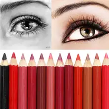 

12 Colors Eye Make Up Eyeliner Pencil Waterproof Eyebrow Beauty Pen Eye Liner Lip Sticks Pencil Pen Eyes Makeup Tool #F
