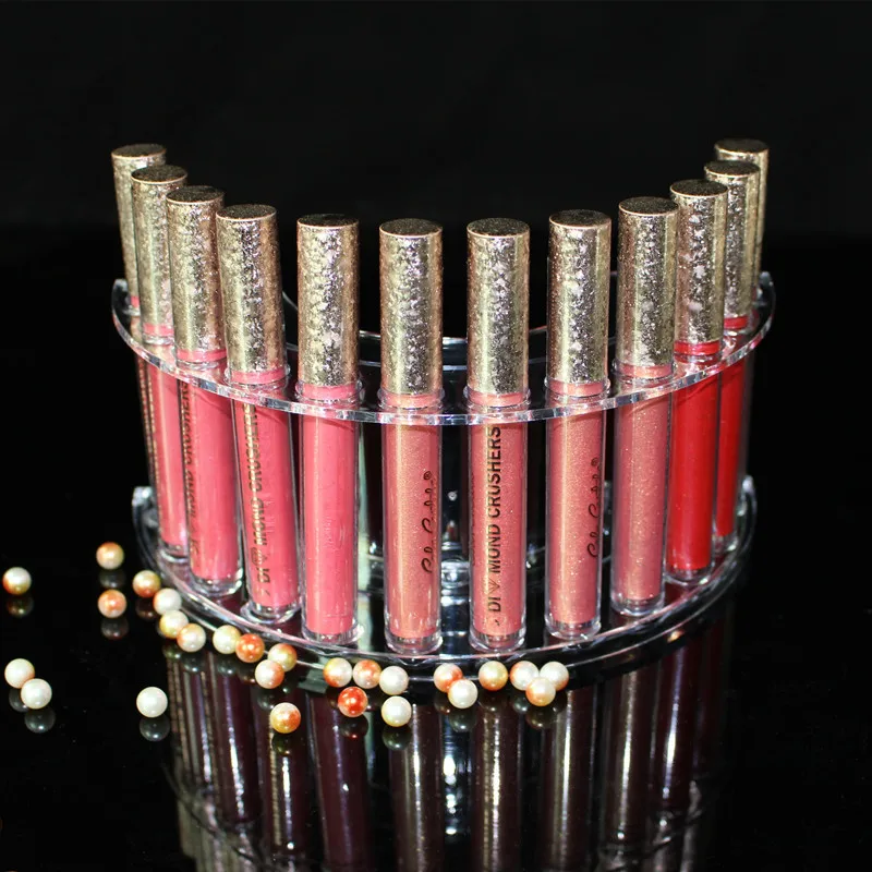 

Transparent Lipstick Storage Box Acrylic Makeup Organizer Cosmetic Display Stand Lipstick Holder