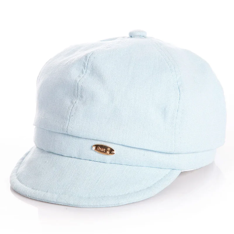 Летняя и весенняя Солнцезащитная шляпа для девочек, берет для маленьких девочек, мягкая хлопковая детская шапка, От 3 до 7 лет