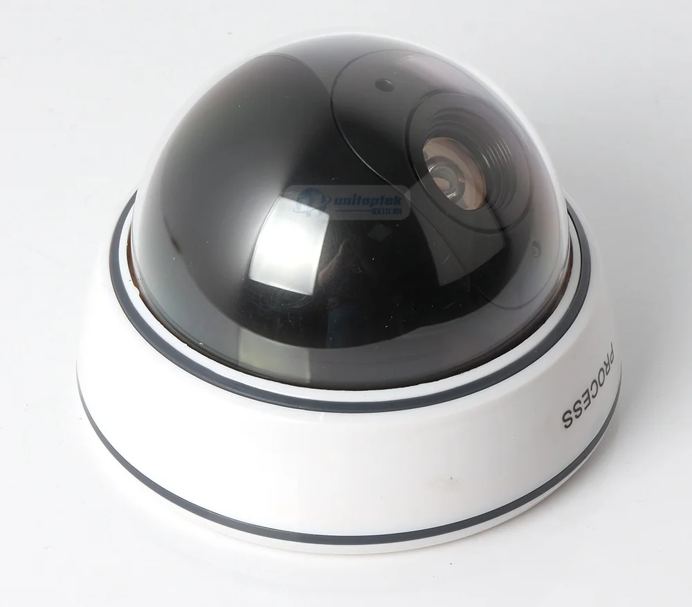 Dummy Camera Fake Outdoor Indoor Weatherproof Fake Surveillance Camera Dome CCTV Security Camera Flashing Red LED Light Dummy Camera Fake Outdoor Indoor Weatherproof Fake Surveillance Camera Dome CCTV Security Camera Flashing Red LED Light