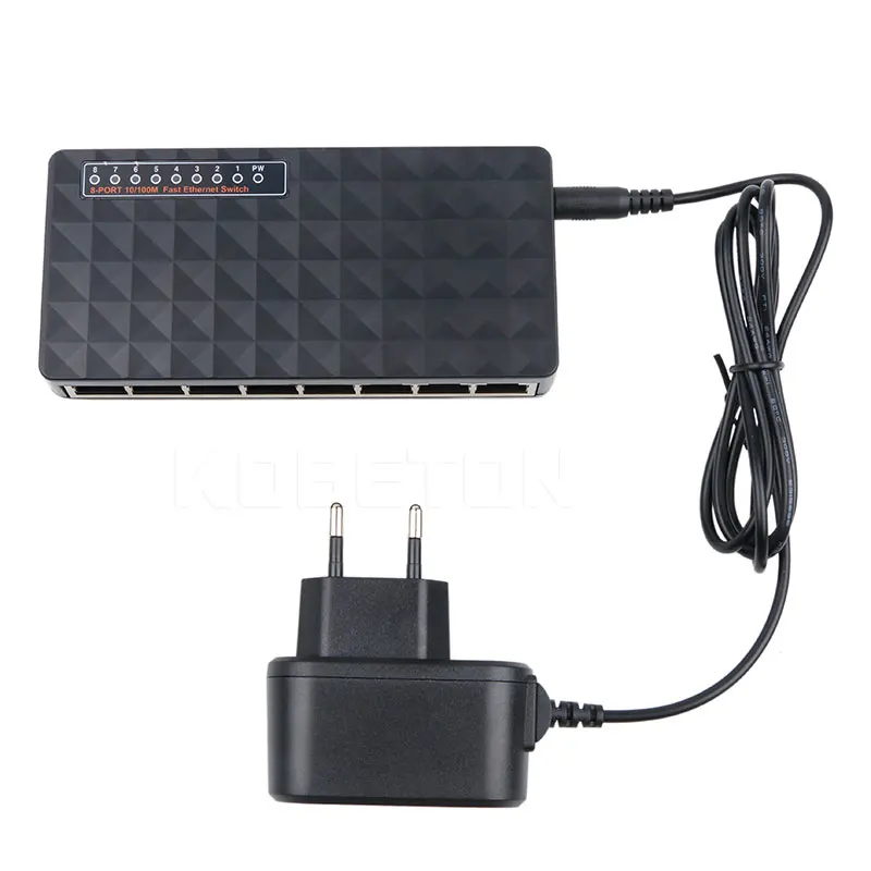 Сетевой коммутатор на 8 портов 100 Мбит/с RJ45|network switch|port network8 port |