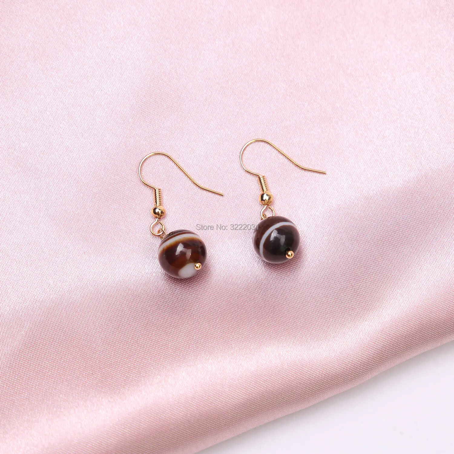 7-COFFEE CRYSTAL EARRING JEWELRY (2)