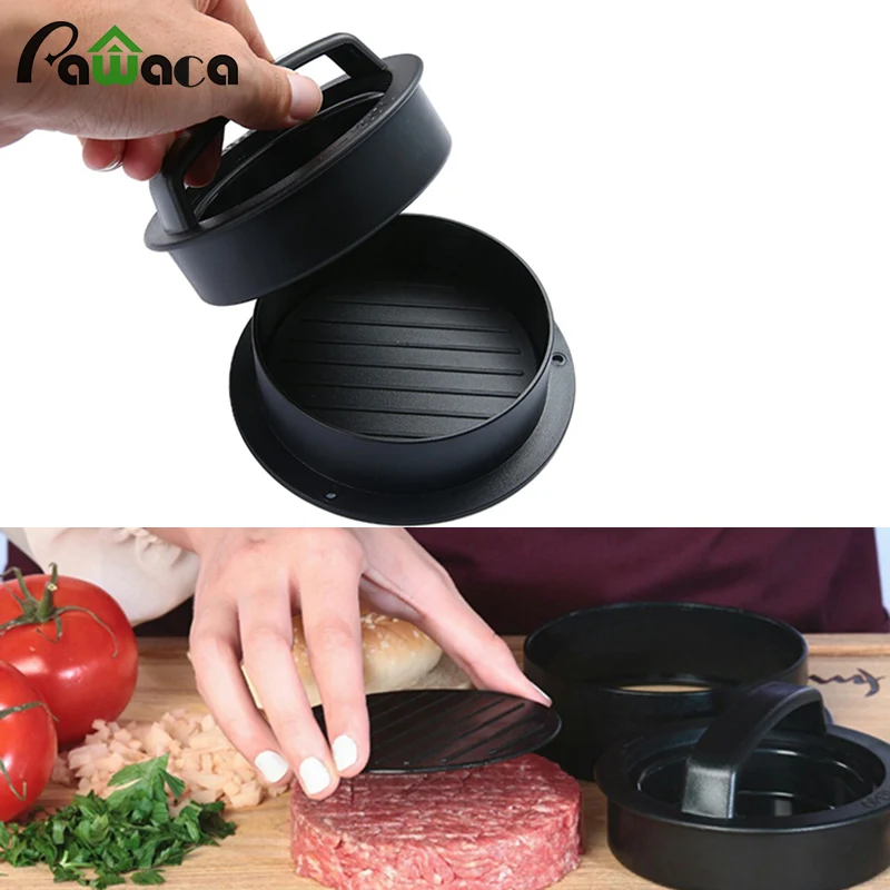 Cooking Tools Silicone Hamburger Presses Stuffed Burger Press Kit Non-Stick Patty meat Molds easy clean Kitchen Bar Supplies |