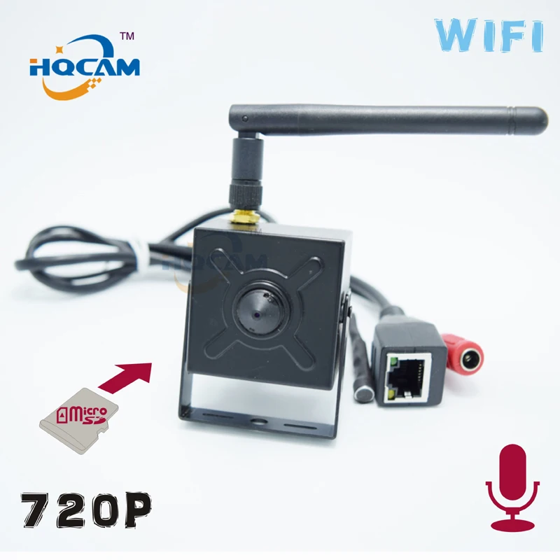 HQCAM TF SD card wireless 720P wifi P2P Mini IP Camera Security Cam wi
