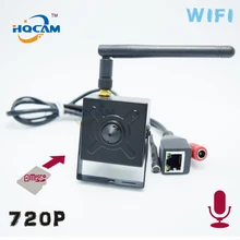 HQCAM TF SD card wireless 720P wifi P2P Mini IP Camera Security Cam wi-fi Indoor CCTV TF SD card camera External microphone